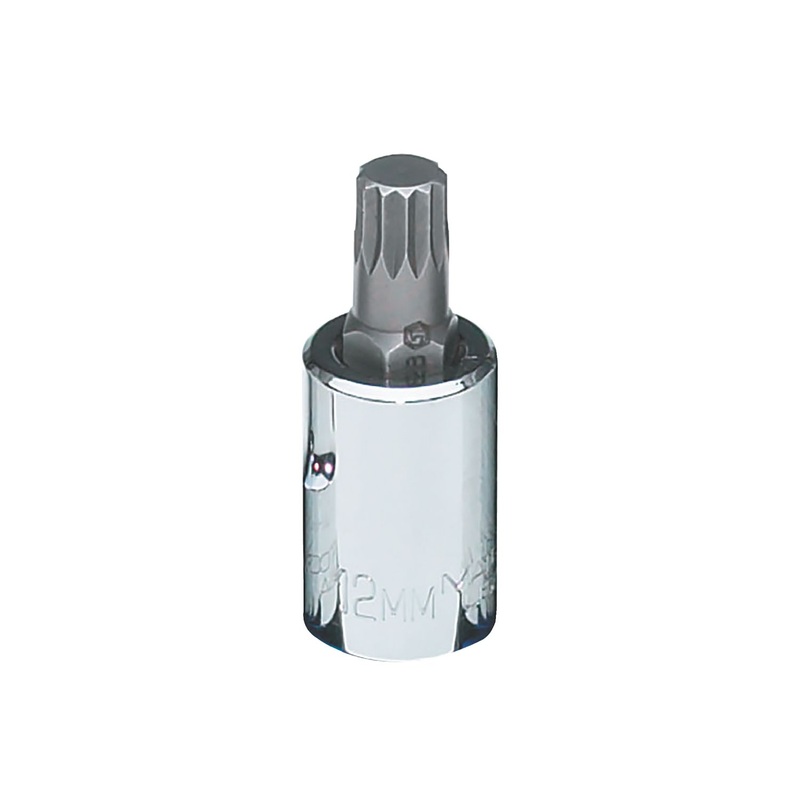 1/2 SQUARE DRIVE SHORT METRIC TRIPLE SQUARE BIT & SOCKET DRIVER