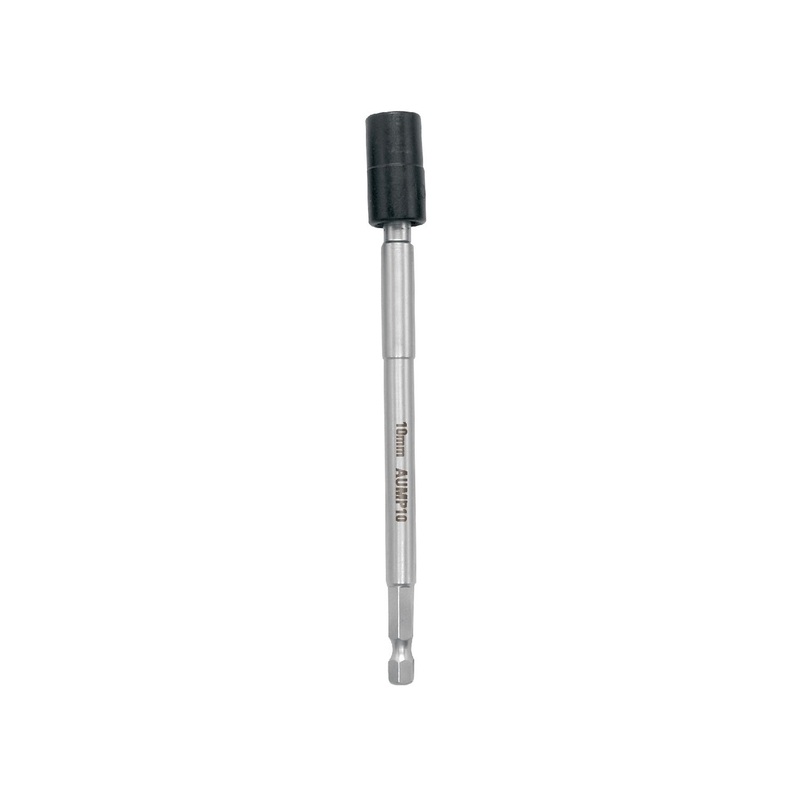 1/4" HEX SHANK 10MM METRIC 12 POINT 6" LONG UNIVERSAL IMPACT DRIVER EXTENSION POWER BIT