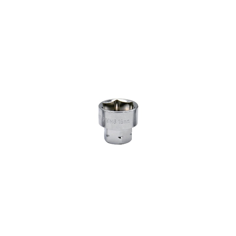 3/8" AND 17MM DUAL DRIVE 19MM 6 POINT LOW PROFILE SOCKET
