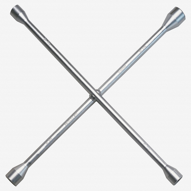 Heyco Four Way Lug Wrench, 19 x 22 x 24 x 27mm