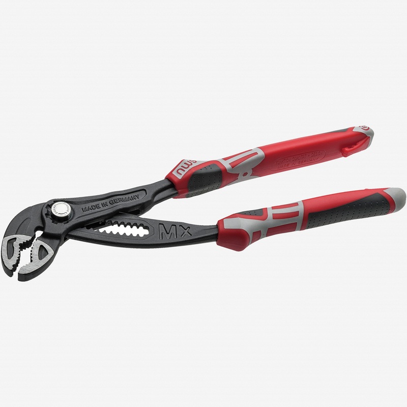 NWS 10" Waterpump Pliers Maxi Mx - TitanFinish - SoftGripp, Tethered Attachment