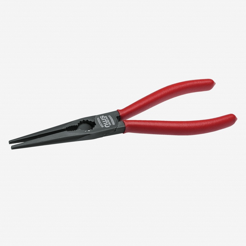 NWS 6.75" Chain Nose Pliers (Radio Pliers) - TitanFinish - Plastic Grip
