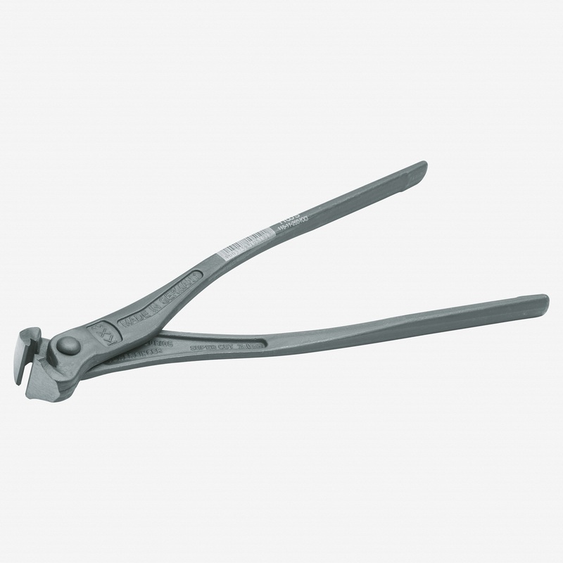 NWS 7"-KX0 KX 7" Tower Pincers - Atramentized - Plastic Grip