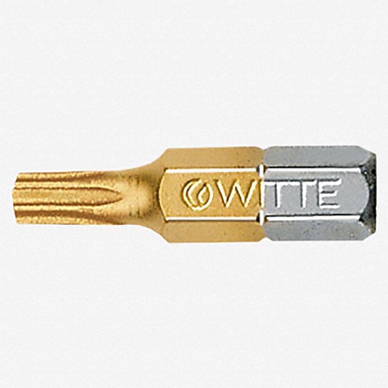 Witte Maxx Titanium-Nitride Security Torx Bit, T40s x 25mm