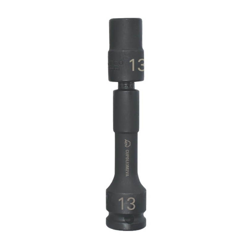 1/2" DRIVE 13MM 12 POINT PINLESS UNIVERSAL DRIVE LINE IMPACT SOCKET