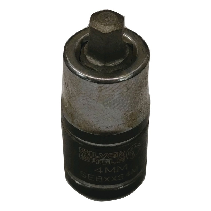 1/4" DR 4MM STUBBY HEX BIT