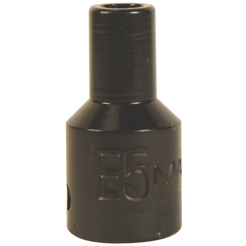 1/4" DRIVE E5 RECESSED TORX SOCKET