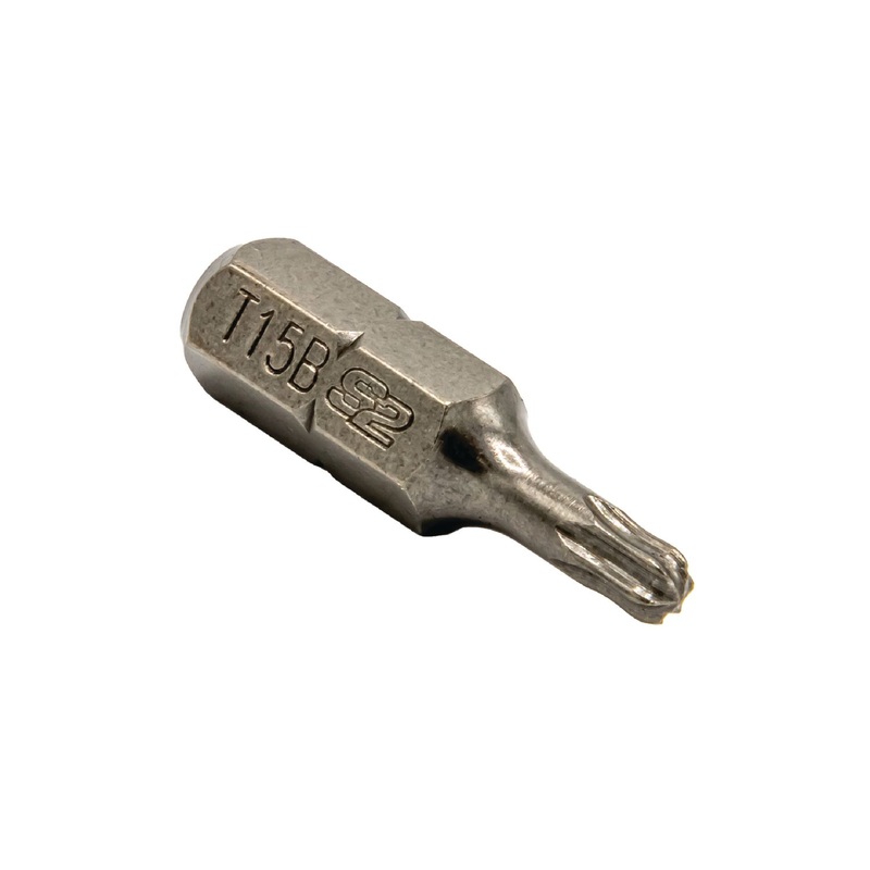 1/4"X1" T15 BALL TORX BIT