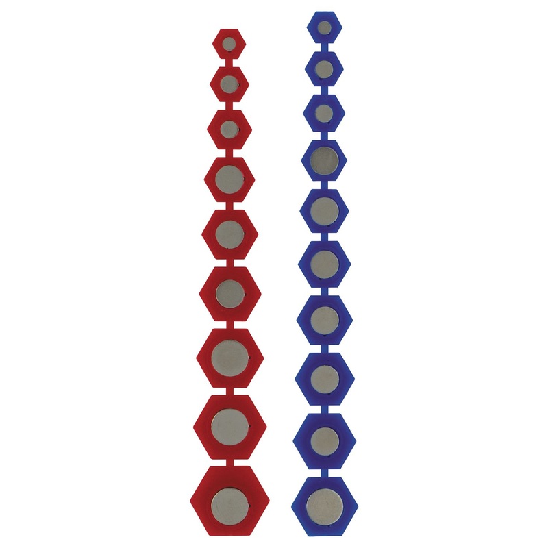 19 PIECE SAE/METRIC MAGNETIC INSERTS FOR SOCKETS