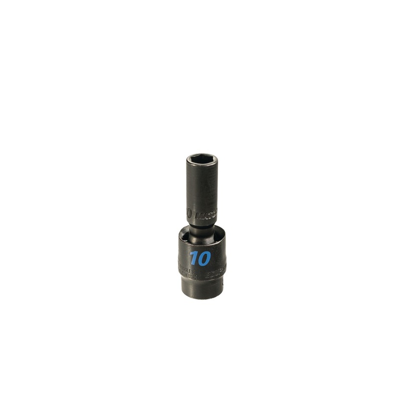 3/8" DRIVE 10MM 6 POINT TORQUE FORCE DEEP UNIVERSAL IMPACT SOCKET