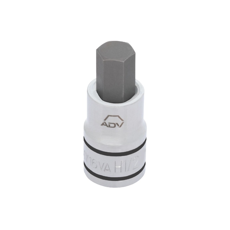 1/2" BIT SOCKET HEX, 1/2"
