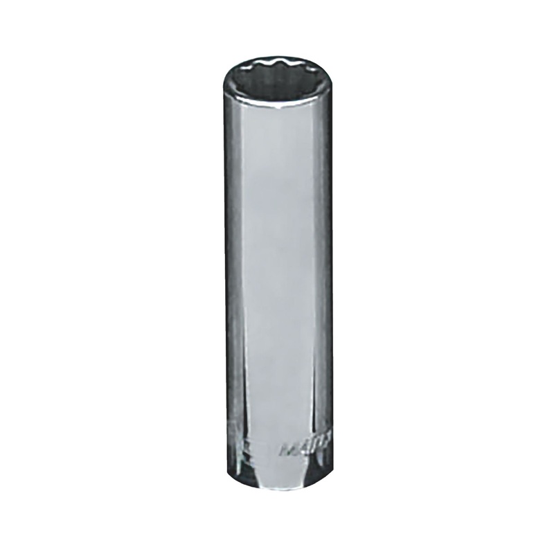 1/4" DRIVE 10MM METRIC 12 POINT DEEP CHROME SOCKET