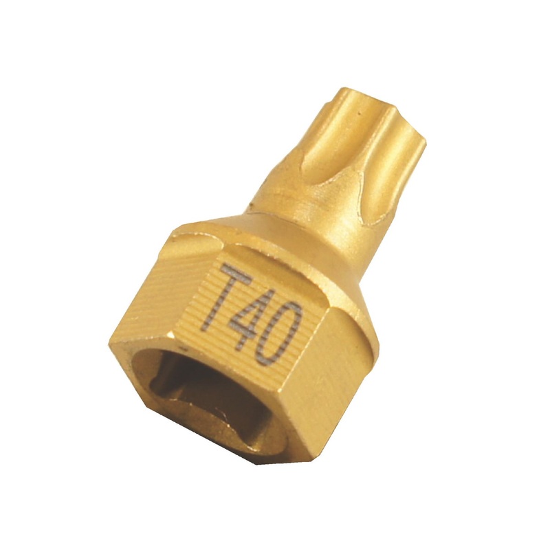 1/4" T40 1 PIECE HEX TORX SOCKET BIT