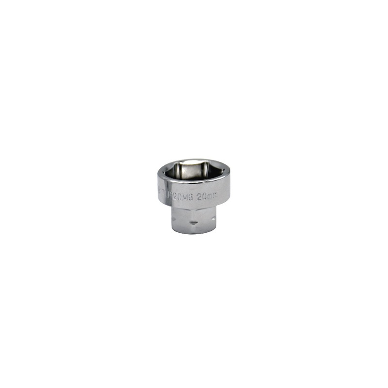 3/8" AND 17MM DUAL DRIVE 20MM 6 POINT LOW PROFILE SOCKET