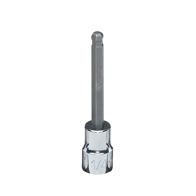 3/8" DRIVE 1/4" SAE MID-LENGTH BALL HEX BIT DRIVER