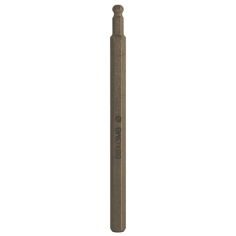 3/8" DRIVE 3MM METRIC MID-LENGTH BALL HEX REPLACEMENT BIT