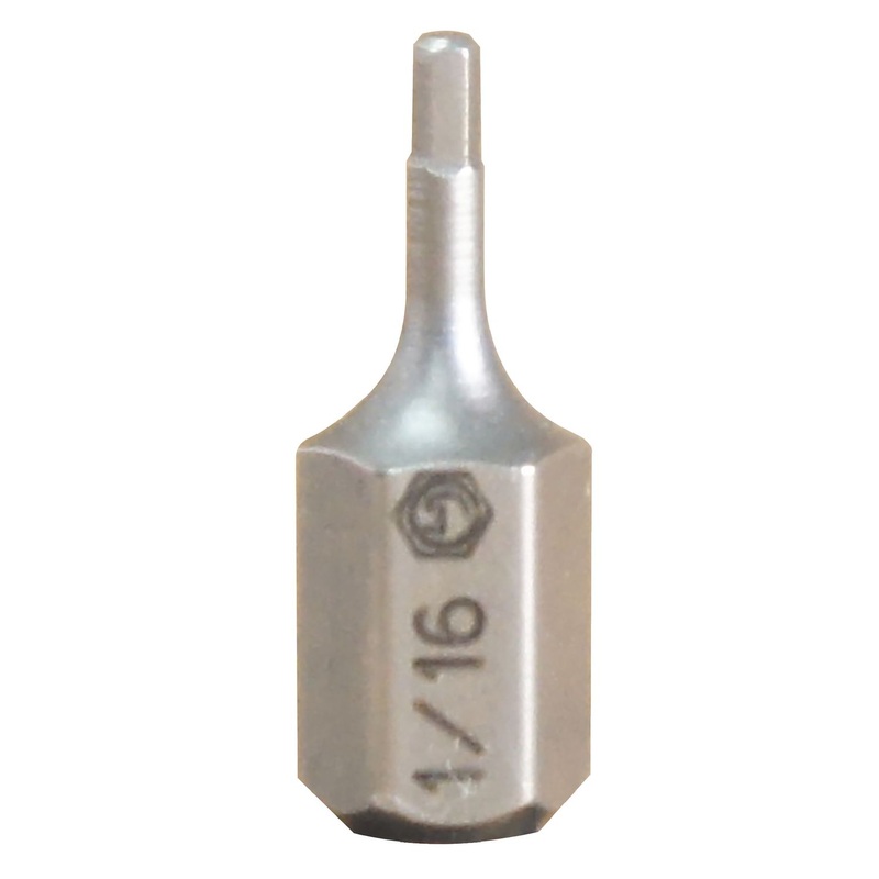 1/16 IN HEX STUBBY BIT