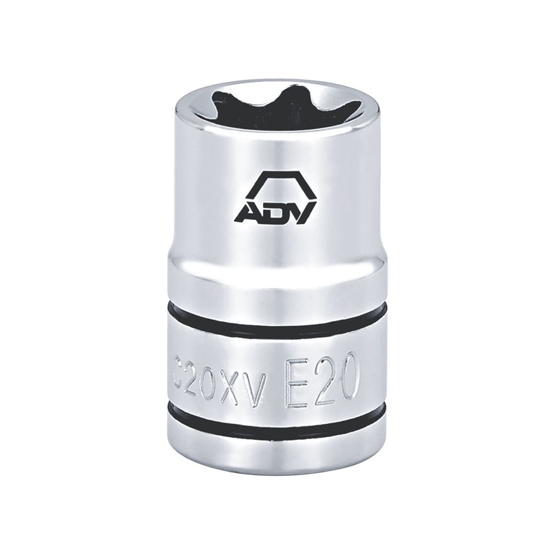1/2" DRIVE E20 INVERTED TORX
