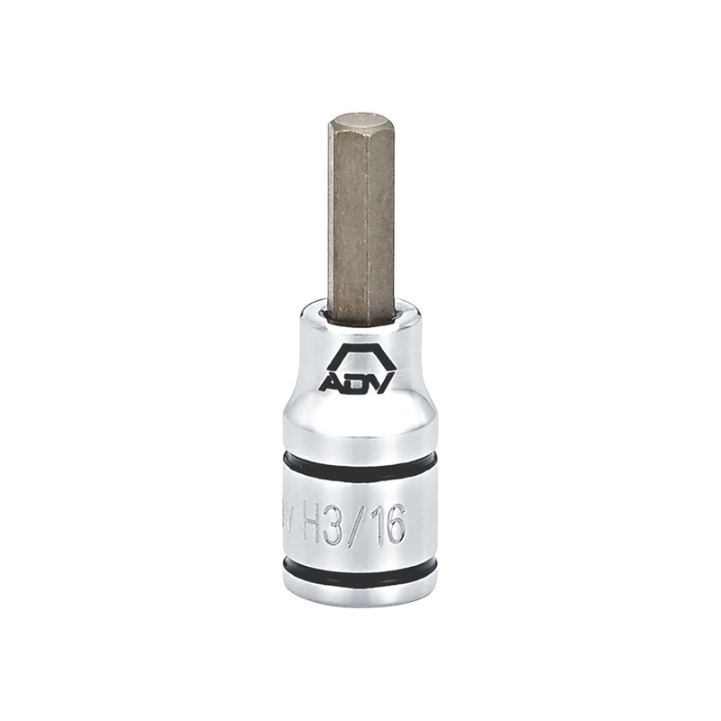 1/4" DRIVE 3/16" SAE HEX BIT SOCKET