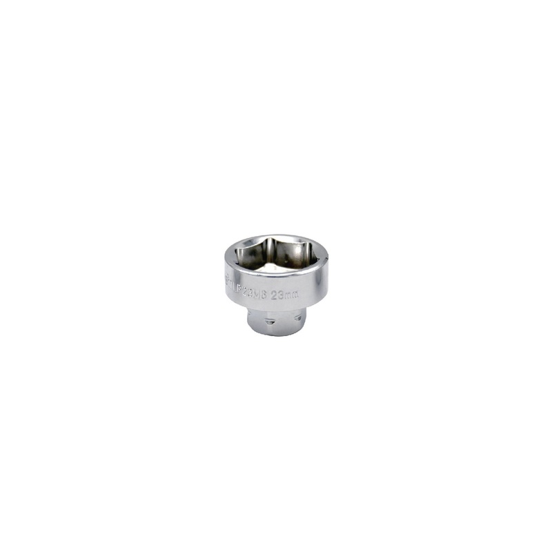 3/8" AND 17MM DUAL DRIVE 23MM 6 POINT LOW PROFILE SOCKET