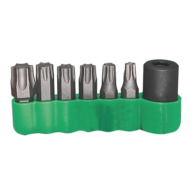 3/8" DRIVE 7 PIECE QUIKBIT TORX BIT DRIVER SET