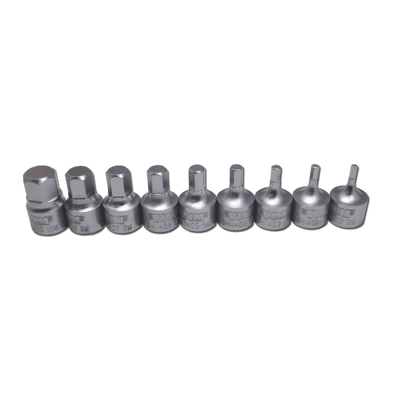 9 PIECE STUBBY METRIC HEX DRIVER SET