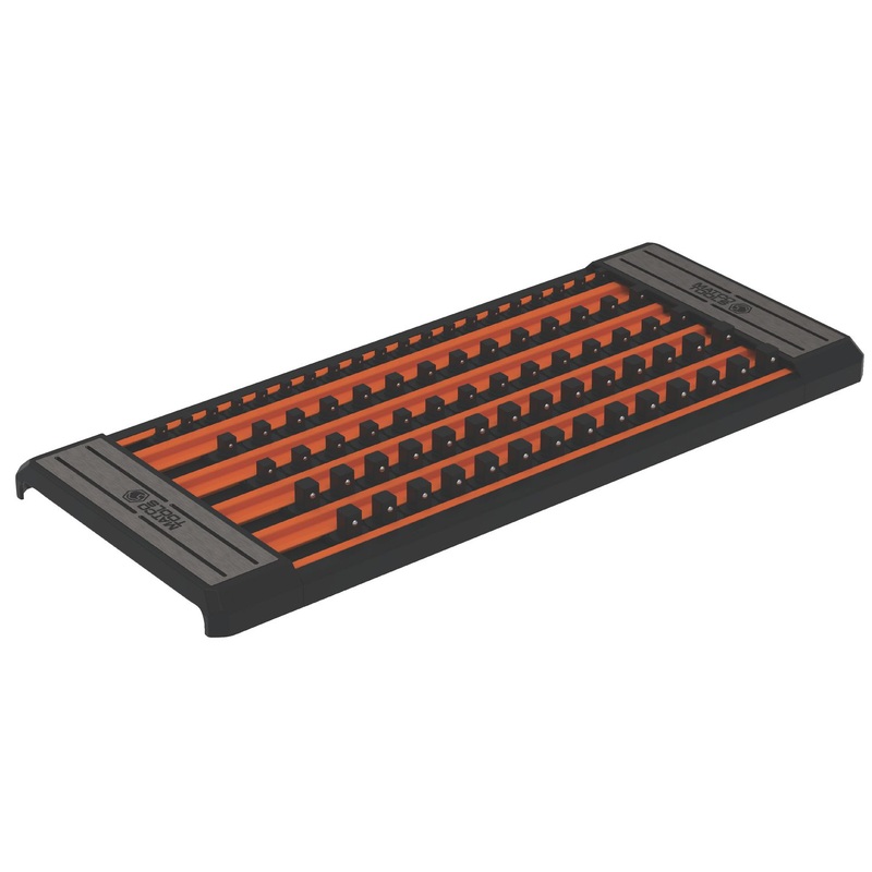 LOCK-A-SOCKET TRAY WITH MAGNA-PANEL-ORANGE