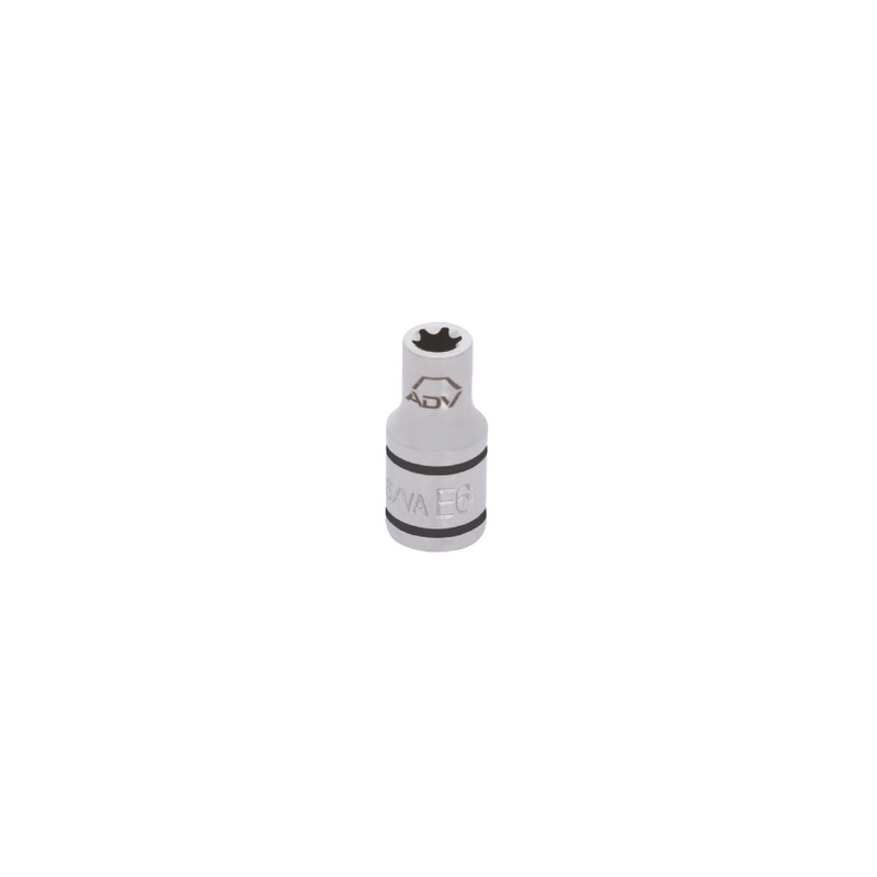 1/4" DRIVE INVERTED TORX E6