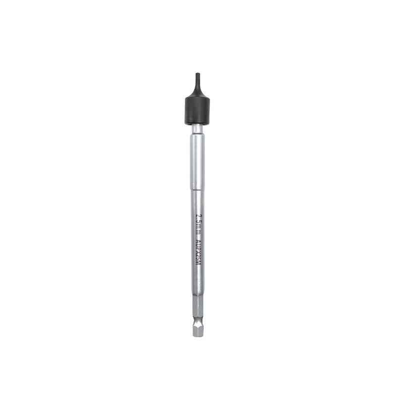1/4" SHANK 2.5MM METRIC HEX UNIVERSAL IMPACT DRIVER 6" LONG EXTENSION POWER BIT