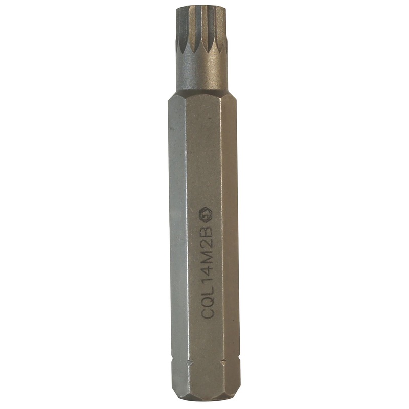 14MM LONG TRIPLE SQUARE HEX BIT