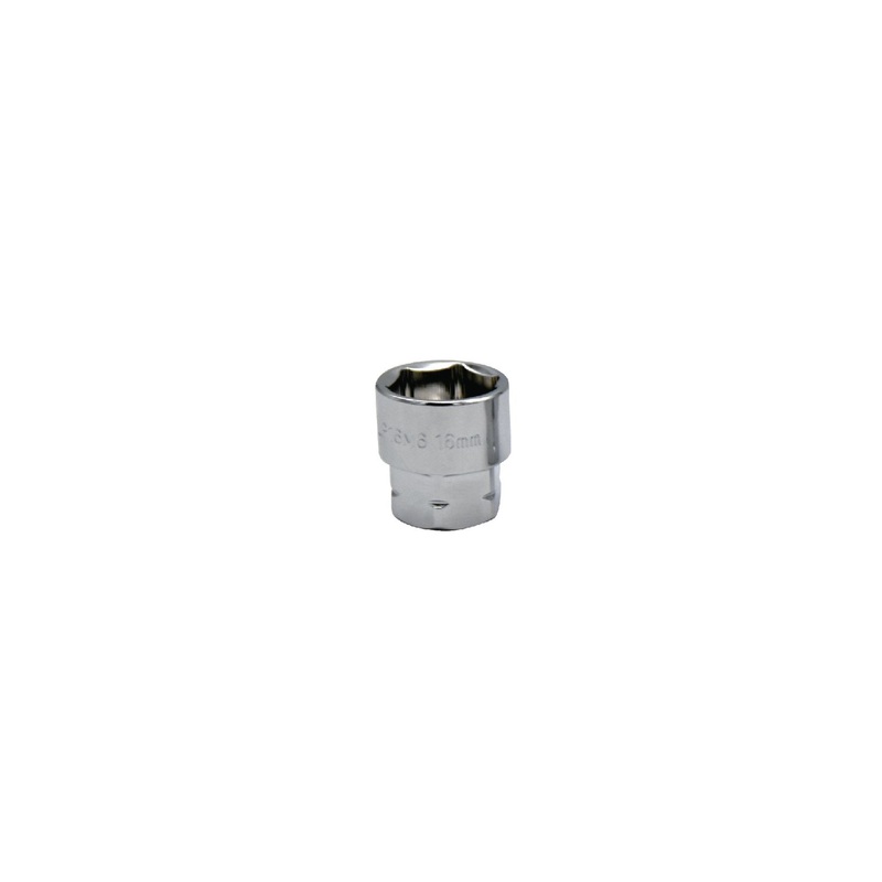 3/8" AND 17MM DUAL DRIVE 16MM 6 POINT LOW PROFILE SOCKET
