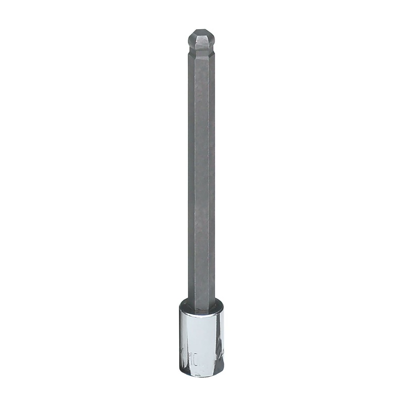 3/8" DRIVE 10MM METRIC LONG BALL HEX BIT DRIVER