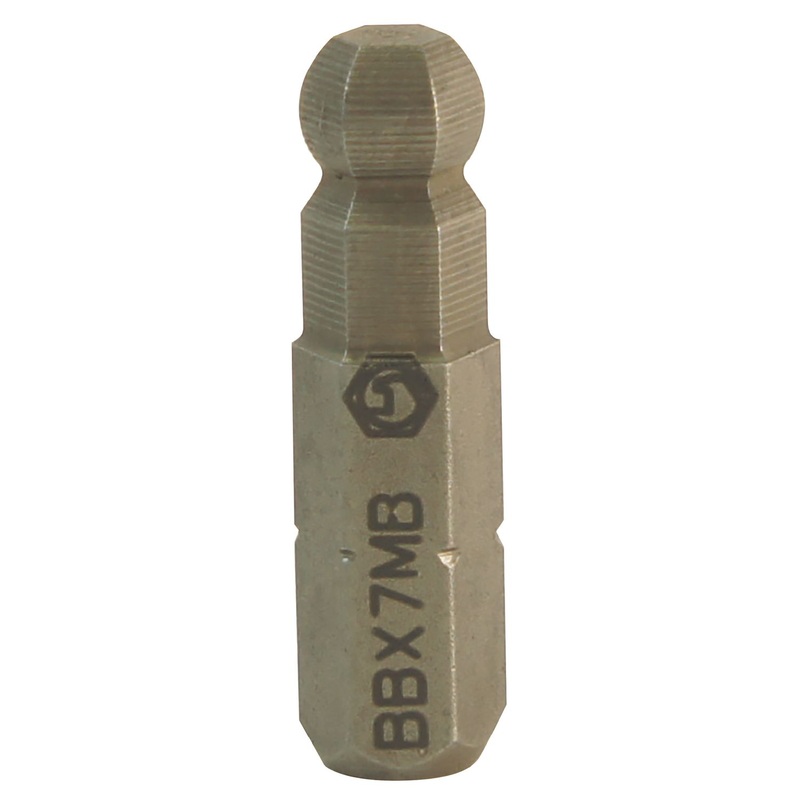 3/8" DRIVE 7MM METIRC BALL HEX REPLACEMENT BIT