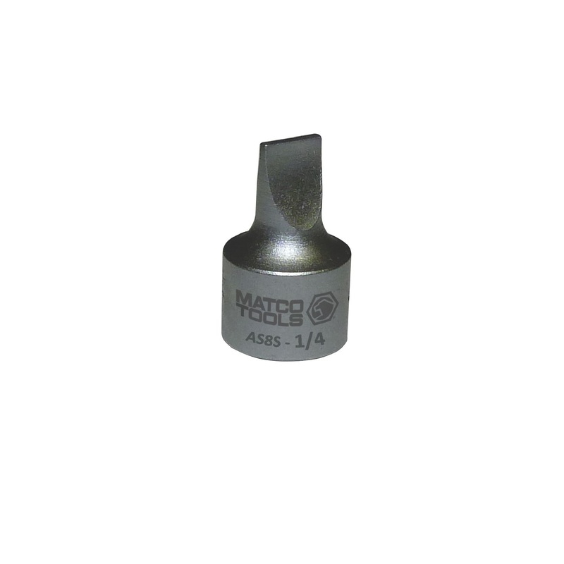 1/4 " (.25) FLAT TIP DRIVER