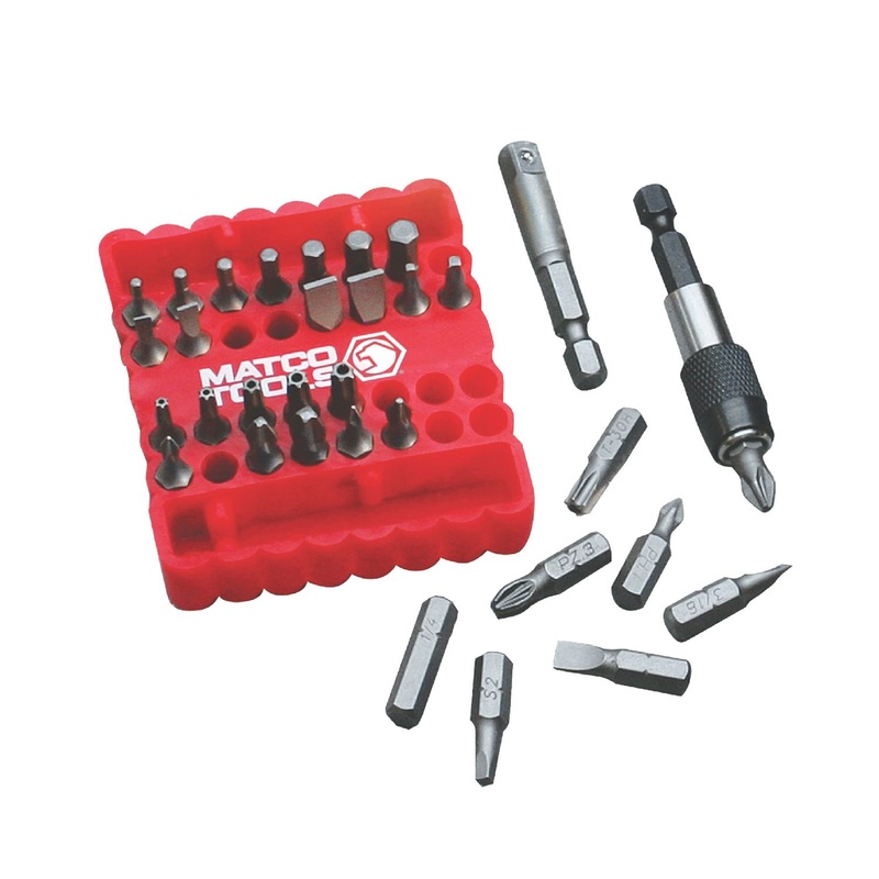 1/4" DRIVE 35 PIECE POWER BIT SET
