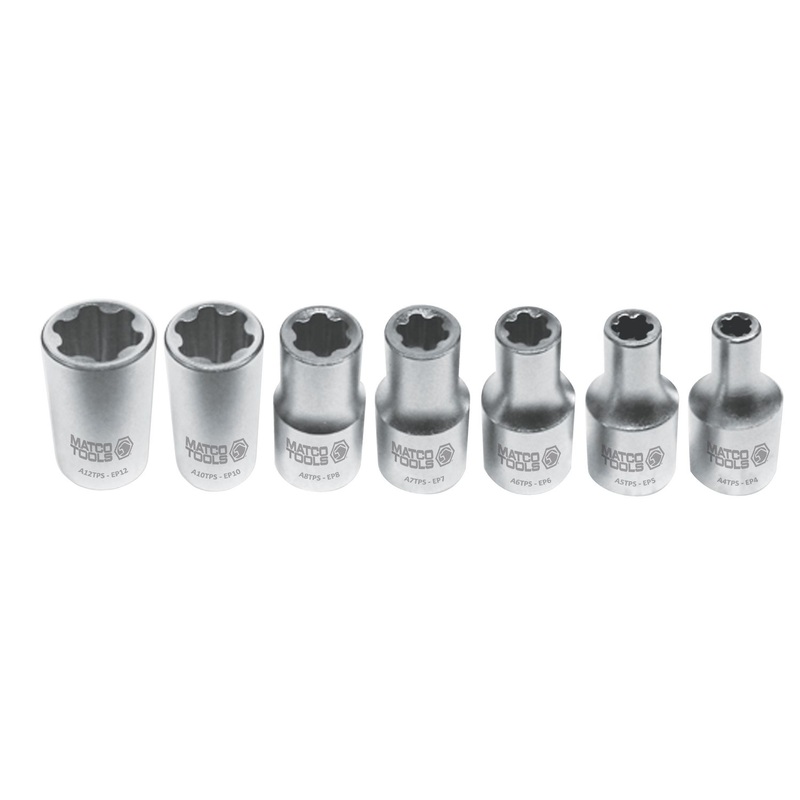 1/4" DRIVE 7 PIECE TORX PLUS CHROME SOCKET SET