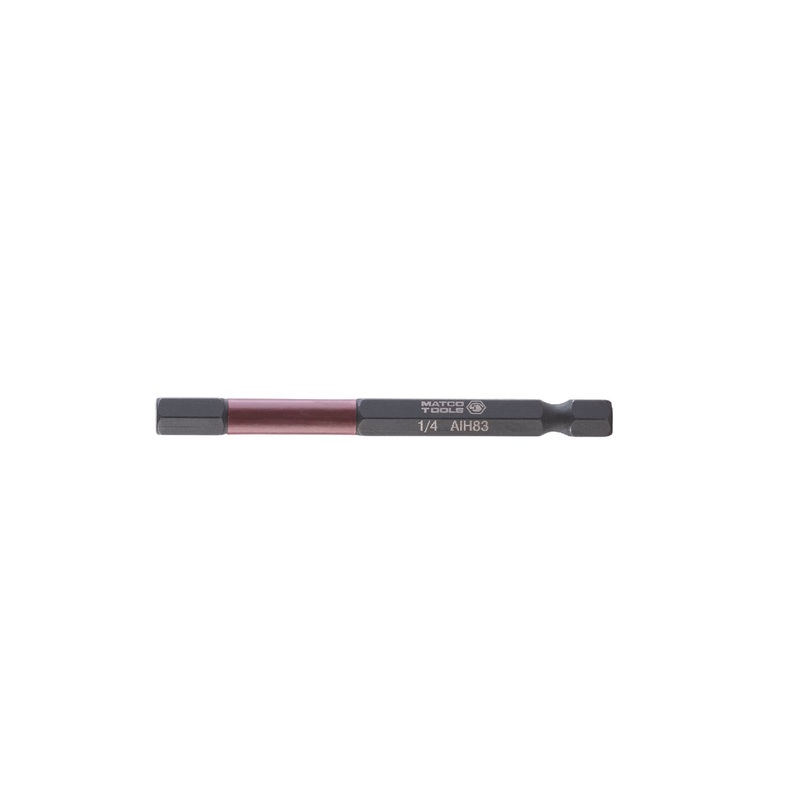 1/4" SAE HEX POWER BIT, 3"