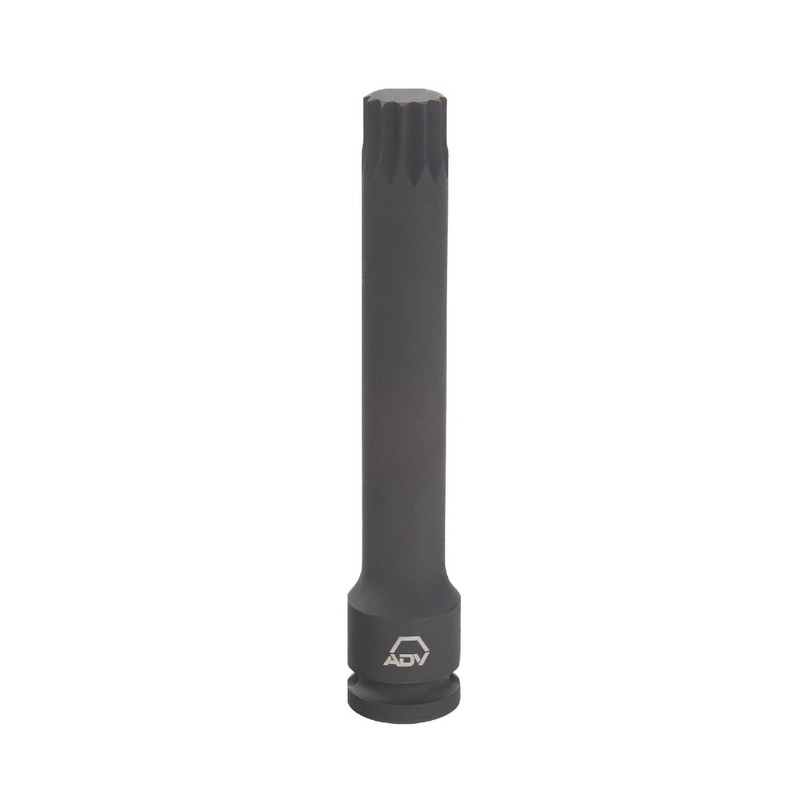 3/8" DRIVE M14 LONG IMPACT TRIPLE SQUARE BIT SOCKET