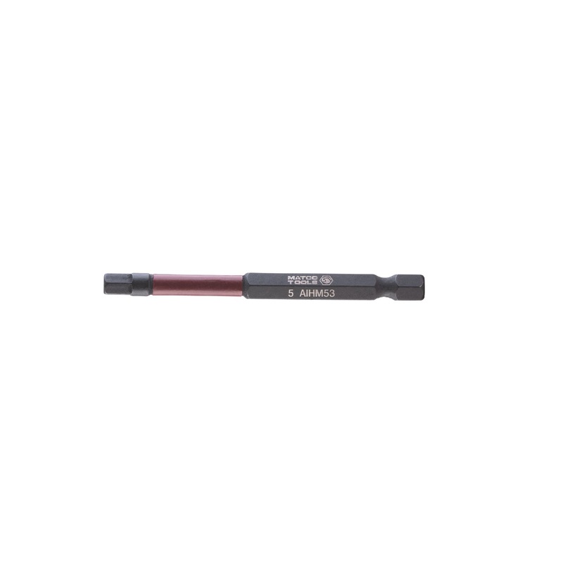 5MM METRIC HEX POWER BIT, 3"