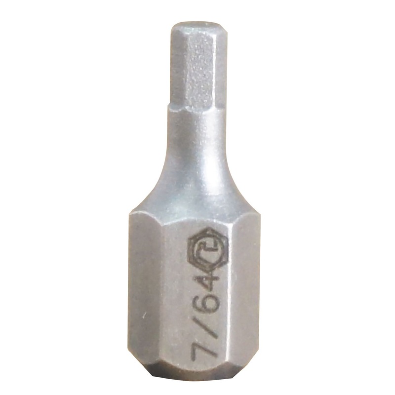 7/64 IN HEX STUBBY BIT
