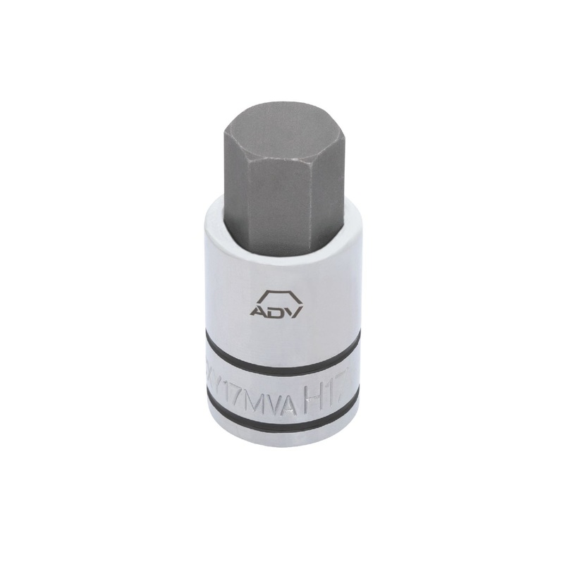 1/2" BIT SOCKET METRIC HEX, 17MM