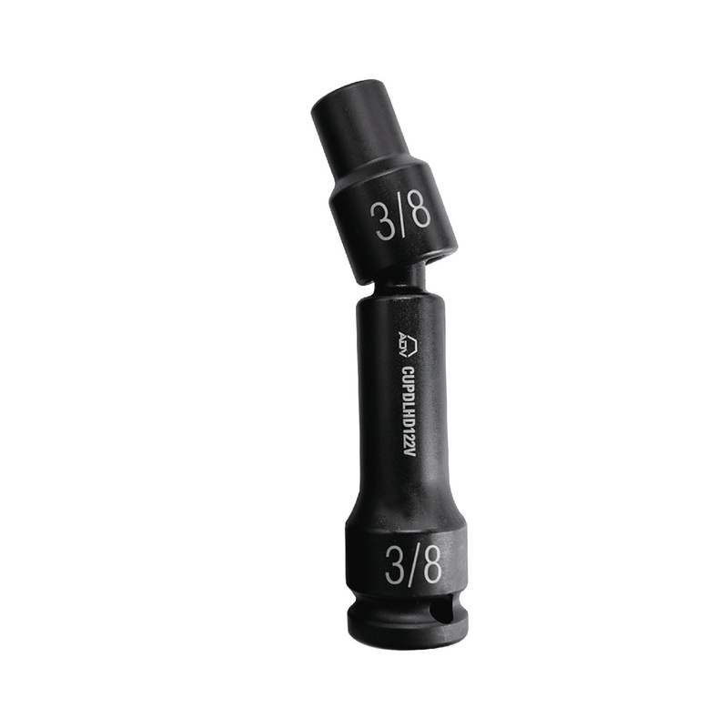 1/2" DRIVE 3/8" 12 POINT PINLESS HEAVY DUTY UNIVERSAL DRIVE LINE IMPACT SOCKET