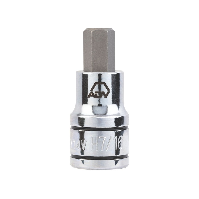 1/2" DRIVE HEX BIT 7/16"