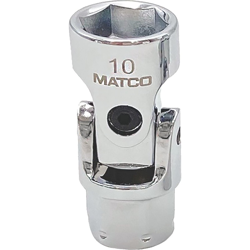 1/4" X 11MM DUAL DRIVE 10MM METRIC SPRING LOADED UNIVERSAL SOCKET