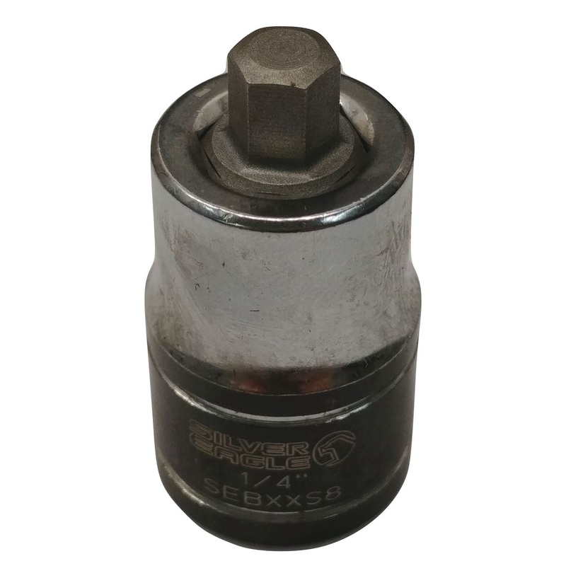 3/8" DR 1/4" STUBBY HEX B