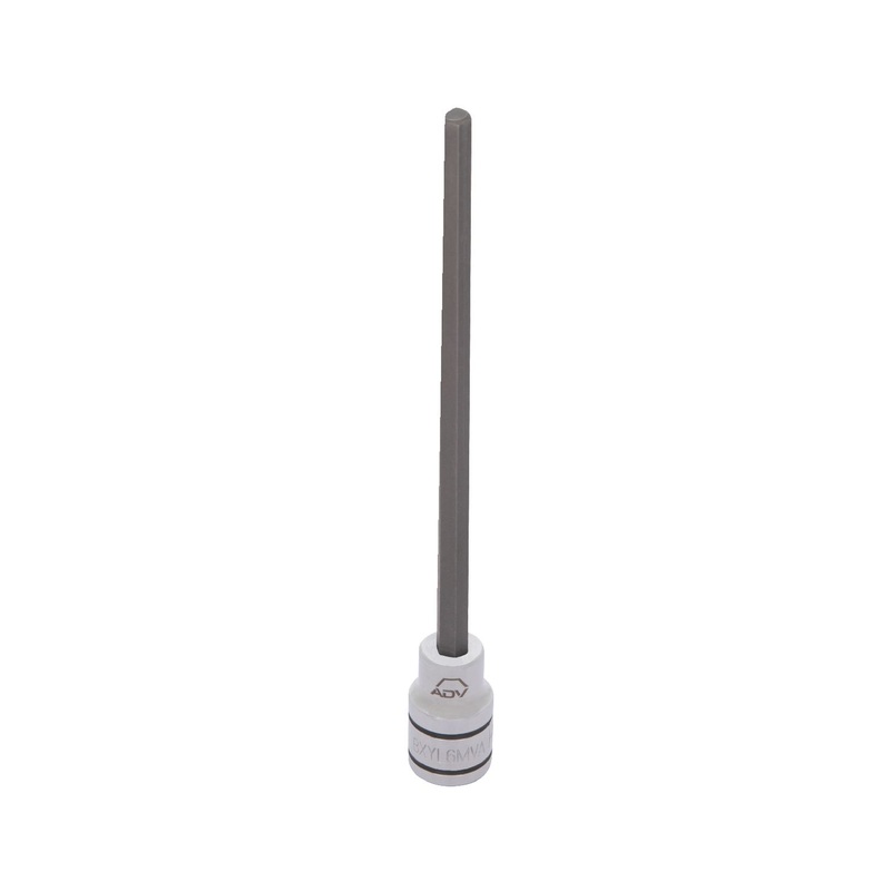 3/8" DRIVE LONG HEX BIT 6 MM
