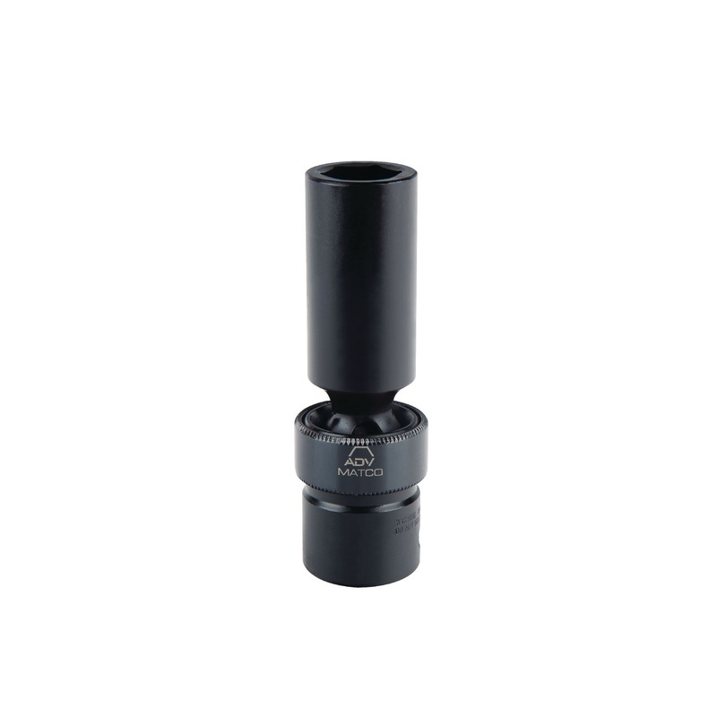 1/2" DRIVE 10MM METRIC 6 POINT ADV DEEP UNIVERSAL IMPACT SOCKET