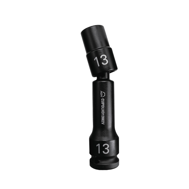 1/2" DRIVE 13MM 12 POINT PINLESS HEAVY DUTY UNIVERSAL DRIVE LINE IMPACT SOCKET