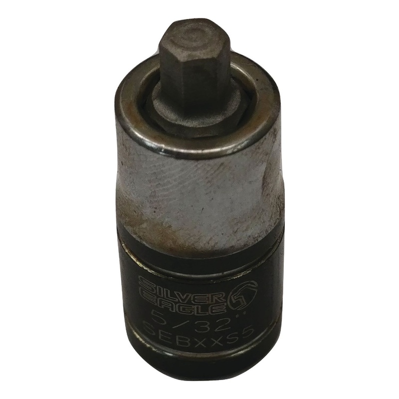 1/4" DR 5/32" STUBBY HEX