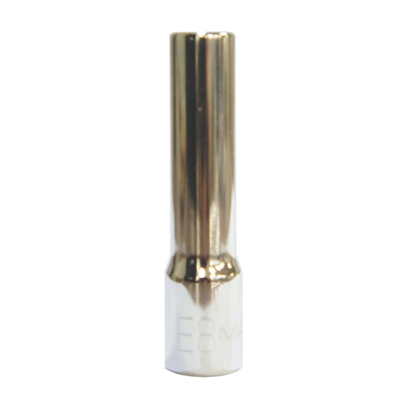 1/4" DRIVE E8 CHROME SOCKET